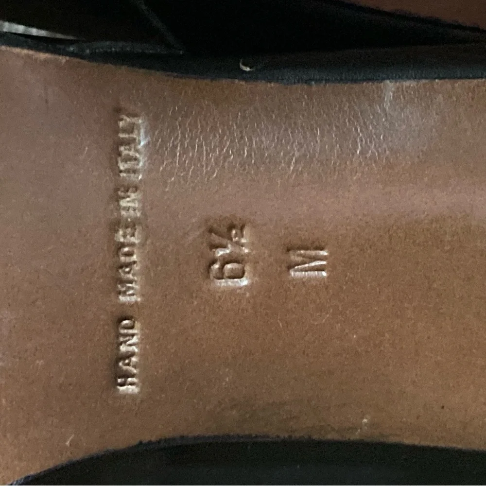 Joan & David Black Leather Boots - Picture 6 of 7